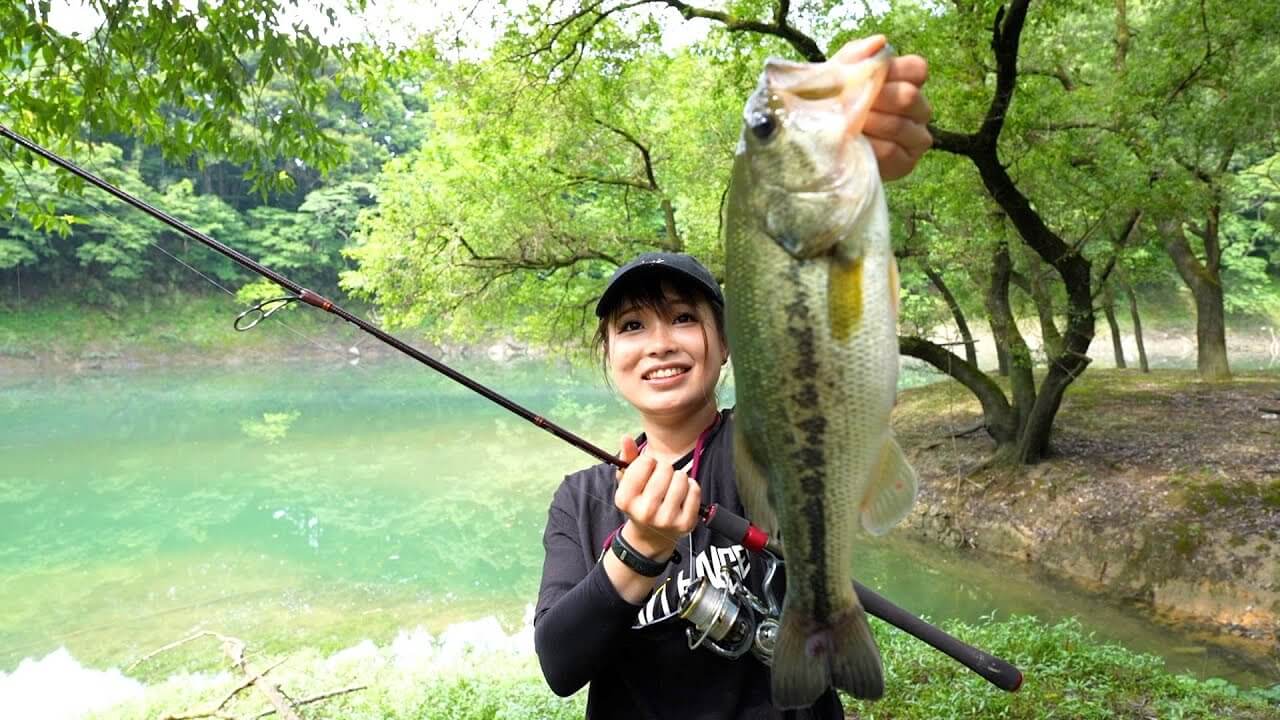 釣りガールのゆうさんが和歌山県七川ダムで無双した！